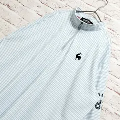 【極美品】le coq sportif GOLF ハーフジップ 長袖ポロシャツ モックネック