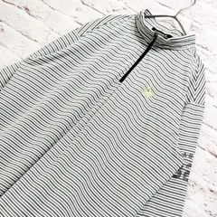 【極美品】le coq sportif GOLF、 ハーフジップ 長袖ポロシャツ モックネック