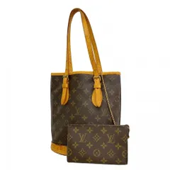 ルイ・ヴィトン(Louis Vuitton) ルイ・ヴィトン トートバッグ モノグラム バケットPM M42238 ブラウンレディース