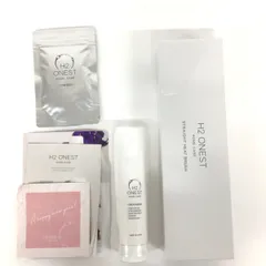 G1322 H2 ONEST エイチツーオネスト ストレートヒートブラシ・ホームケアトリートメント 240g・ホームケアパウダー【内容量：1g×8包】計3点セット