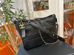 【新品同様品】CHANEL シャネル AS1521 ガブリエル ドゥ ホーボー ショルダーバッグ エイジドカーフスキン ブラック ゴールド×シルバー金具 29番台 中古 ハンドバッグ 2WAYバッグ レディース 女性用 黒 ブランド レザー 希少 レア バック