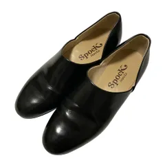 良品 SPOCK ハルタ レザー スポックシューズ 24EE ブラック レディース 古着 中古 USED