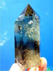 在庫処分」約:288mm 1985g 超綺麗☆オブシディアン六角柱B85Z2/179Z20C