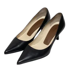 良品 REGAL リーガル レザー ポインテッドトゥ パンプス 22.0cm ブラック レディース 古着 中古 USED