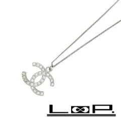 シャネル ■美品■ ココマーク ネックレス アクセサリー ラインストーン シルバー B10A 【213380】6