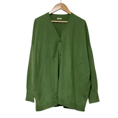 美品 IENA イエナ オーバーサイズ ニットカーディガン グリーン レディース 古着 中古 USED