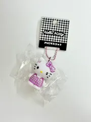 ハローキティ ハウンドトゥース チェック キーホルダー