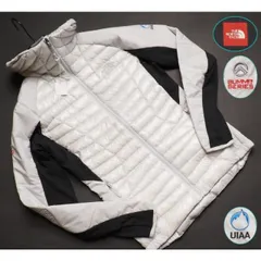 新品正規32000円 ノースフェイス×UIAA SUMMITシリーズ PERTEX 撥水 スリムダウン ジャケット レディースL シルバー(SIL)