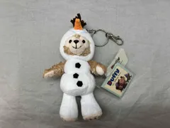 ダッフィー　ぬいぐるみキーチェーン　オラフ　コスチューム　タグ付き　香港ディズニー