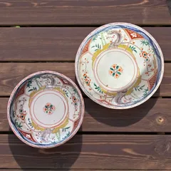 ①【古伊万里】骨董品 大皿 色絵 鉢 深鉢 伊万里 陶器 有田焼 希少 極美品 2026年最新】古伊万里 大鉢の人気アイテム - メルカリ