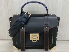 MICHAEL KORS 35T2GNCS6T マンハッタン 2way ハンドバッグ ショルダーバッグ ブラック 黒 レインボー マイケルコース レディースバッグ