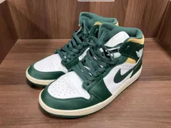 NIKE スニーカー グリーン ナイキ 554724-371 Air Jordan 1 Mid 'Seattle Supersonics' エアジョーダン  ミッド グリーン 27cm
