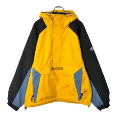 00年代 Columbia コロンビア アノラックパーカー アウトドア イエロー(メンズ L)中古 古着 V9087