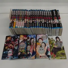 ★①【未開封3冊】鬼滅の刃  1～23巻 コミック全巻＋関連本5冊＋同梱版缶バッジセット《HO22C》S7