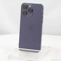 〔中古品〕 iPhone14 Pro Max 256GB ディープパープル MQ9E3J／A SIMフリー【262】