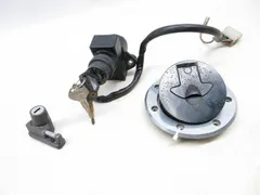 KLE250　メインキー/タンクキャップ/ヘルメットホルダー　中古バイク部品　0710K15M-20