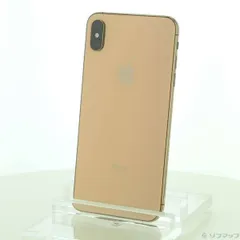 〔中古品〕 iPhoneXS Max 64GB ゴールド MT6T2J／A SIMフリー【276】