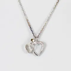 『USED』  Folli Follie ハートネックレス ステンレス ネックレス