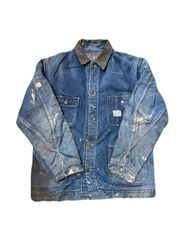至高の襤褸】70s SEARS デニムカバーオール ブランケット - メルカリ