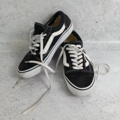 VANS バンズ メンズスニーカー25cm オールドスクール 定番モデル ブラック 〇□