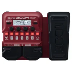ZOOM ズーム B1X FOUR 70種以上のエフェクト＆アンプモデル、ルーパー、ドラムマシンを内蔵 + エクスプレッションペダル装備