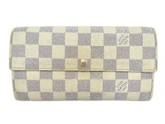 LOUIS VUITTON ルイヴィトン ダミエ アズール ポルトフォイユ・サラ 二つ折り 長財布 旧型 TH3078 N61375