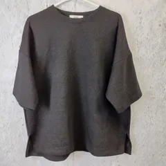 loose ルース レディースS ブラック オーバーサイズ 半袖 ビッグシルエット Tシャツ □〇