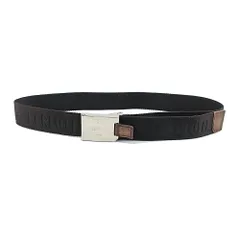 【天白】ベルルッティ ベルト ブラック シルバー金具 バックルベルト ウェビングベルト レザータブ メンズ 小物 その他のサムネイル