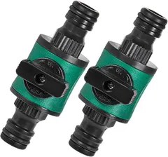 Neutral Zenith 水道ホース ジョイント 蛇口 コネクター 散水栓 水道管バルブ 止水栓 水量調整 2個セット