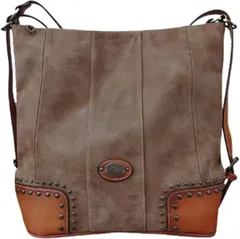 Quikaboo ショルダーバッグ レディース 大容量 リュック 2way 斜めがけ a4 肩掛け 軽量 多機能 耐水 ショルダーリュック 長さ調節可 (キャラメル,  大型)