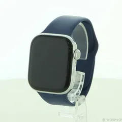 〔中古品〕 Apple Watch Series 10 GPS 42mm シルバーアルミニウムケース デニムスポーツバンド【269】