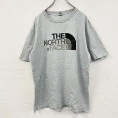 古着 used　THE NORTH FACE　ザ・ノースフェイス　半袖プリントTシャツ　灰色　グレー　XLサイズ