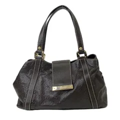 GUCCI グッチ GGキャンバス トートバッグ 211937 レディース レザー ブラウン 中古