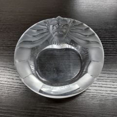 中古美品Lalique Crystal】ラリック・ライオン灰皿・ - メルカリ