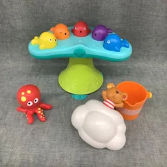 R MW25121508 ハぺ くじらたちの噴水パーティーとおフロ場セット