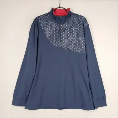 이동수ゴルフ メンズ パータン ハーフネック 長袖Tシャツ (105)