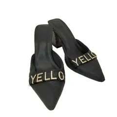 【YELLO】ブラック ヒールサンダル／XLサイズ／美品 2025年最新】yello サンダルの人気アイテム - メルカリ