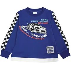 トレーナー スウェット プルオーバー 裏毛 車 緊急車両 救急車 パトカー 消防車 アソート 子供服 キッズ 男の子 男児