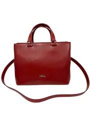【中古】LONGCHAMP ロンシャン バッグ ショルダーバッグ レディース レザー レッド＿s-0372-r11＿セルモアから出品＿s-0372-r11