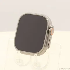 〔中古品〕 Apple Watch Ultra GPS + Cellular 49mm チタニウムケース バンド無し【262】