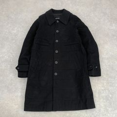 GIVENCHY バルマカーンコート ピンストライプ L エルボーパッチ ベルト