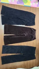 コーデュロイ ズボン ブラック/ブラウン 3種 55サイズ