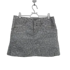 【美品】OAKLEY(オークリー) スカート グレー総柄 レディース M ゴルフウェア 2511-0513 中古