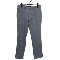 【美品】le coq sportif(ルコックスポルティフ) パンツ 青白ボーダー メンズ 88 ゴルフウェア 2511-1237 中古