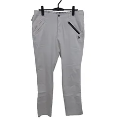 【美品】le coq sportif(ルコックスポルティフ) パンツ 白 メンズ 88 ゴルフウェア 2511-1238 中古