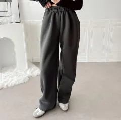 (当日) 1496 シープスキンDopeパンツ - ダークグレー