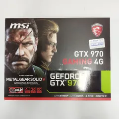 【D10062】ジャンク　MSI NVIDIA GeForce GTX970 GAMING 4G MGSV