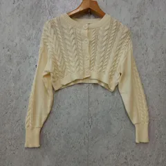 Love toxic ラブトキシック 短丈 カーディガン ニット ケーブル編み クロップド丈 アイボリー キッズ 150サイズ ◎＿◇〇☆