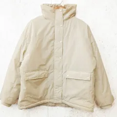 tip top ティップトップ ダウンコート ZOZO限定アイテム モンスタースタンドブルゾン 中綿 アウター アイボリー Fサイズ ◇〇☆