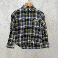 RNA アールエヌエー チェックシャツ 長袖シャツ ネルシャツ カジュアル アメカジ ブルー イエロー ホワイト ブラック Mサイズ ◎、◇〇☆